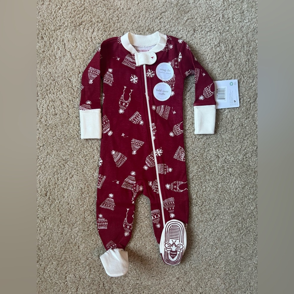 Burt’s Bees Snug Fit 100% organic cotton Christmas Pajamas